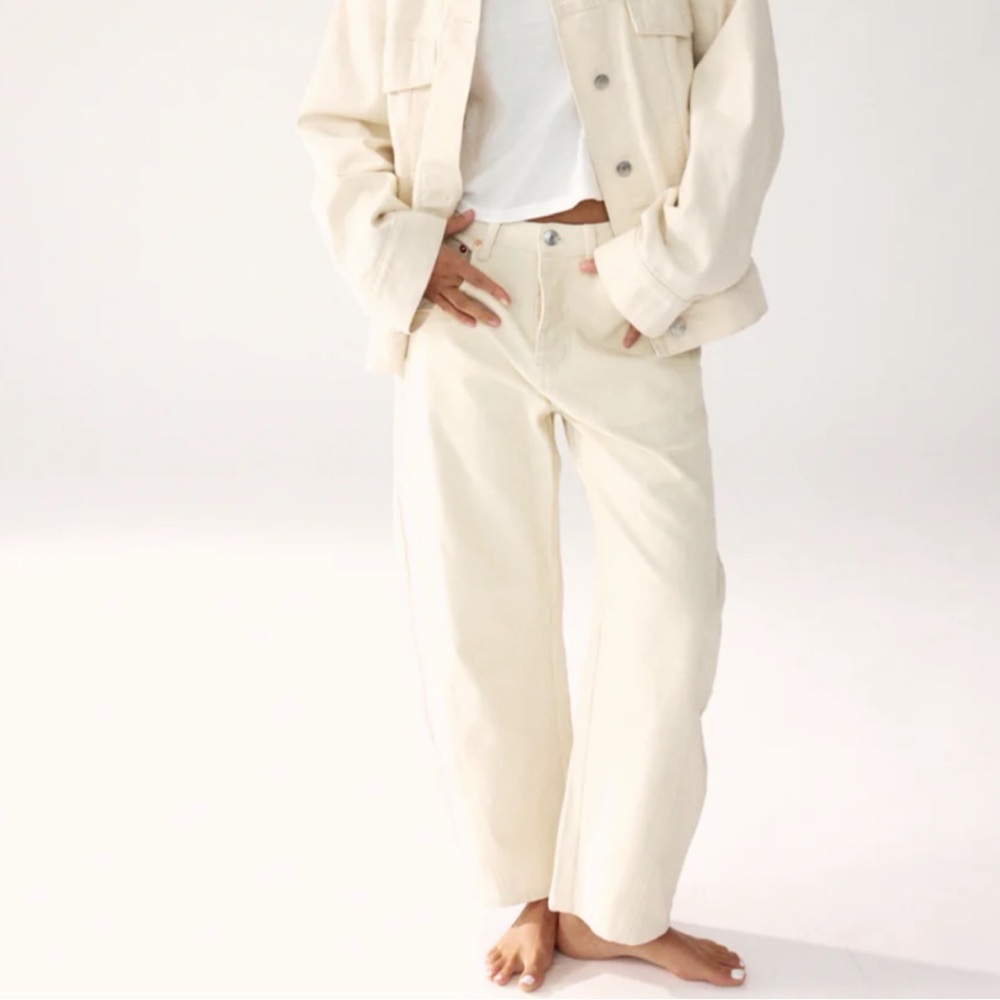Parke Horseshoe Jeans Cream - 27